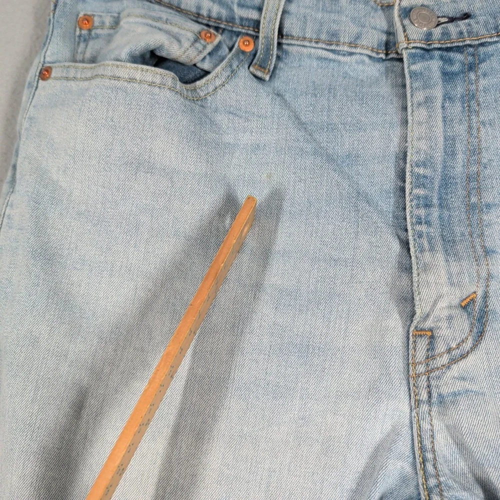 Levi's 513 Jeans‎ Mens 36x32 Light Wash Slim Straight Denim Casual Everyday Wear
